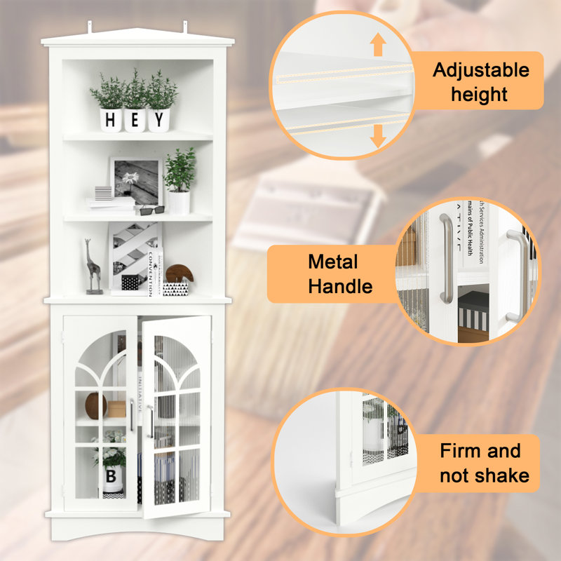 Armoire de rangement en coin