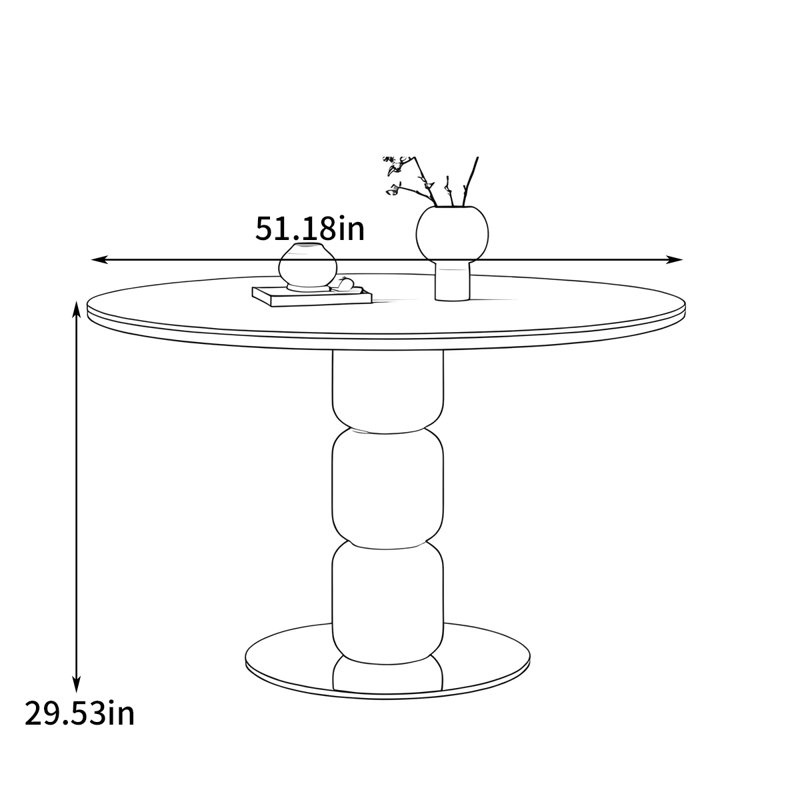 Kettner, 29.53"H x 51.18"L x 51.18"W