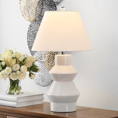 Lampe de table blanche 5 po Kelia