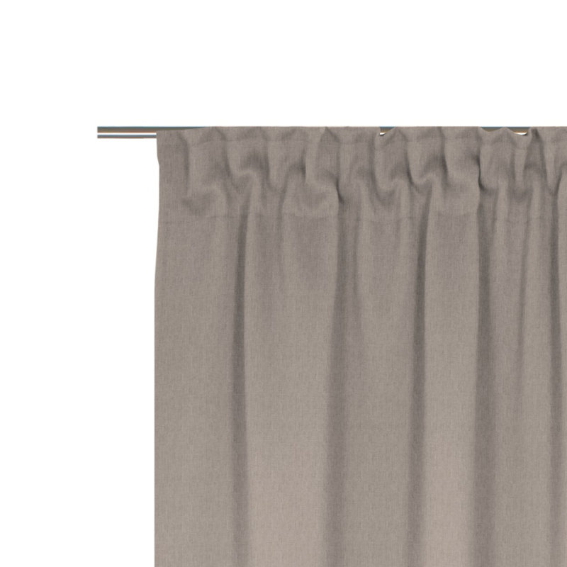 Sunday, multi -band scarf, semi -transparent, 142cm Width x 375cm Drop, Brown
