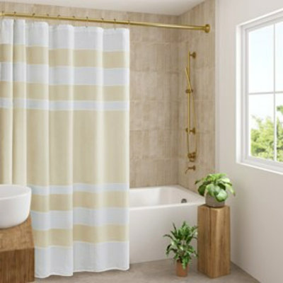 1 PCS 72X72" Shower Curtain With 3M Treatment