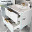 Meuble-lavabo blanc 24 po sans lavabo