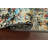One-of-a-Kind 4'1" x 6'1" New Age Rectangle Silk and Wool Area Rug in Black and Blue