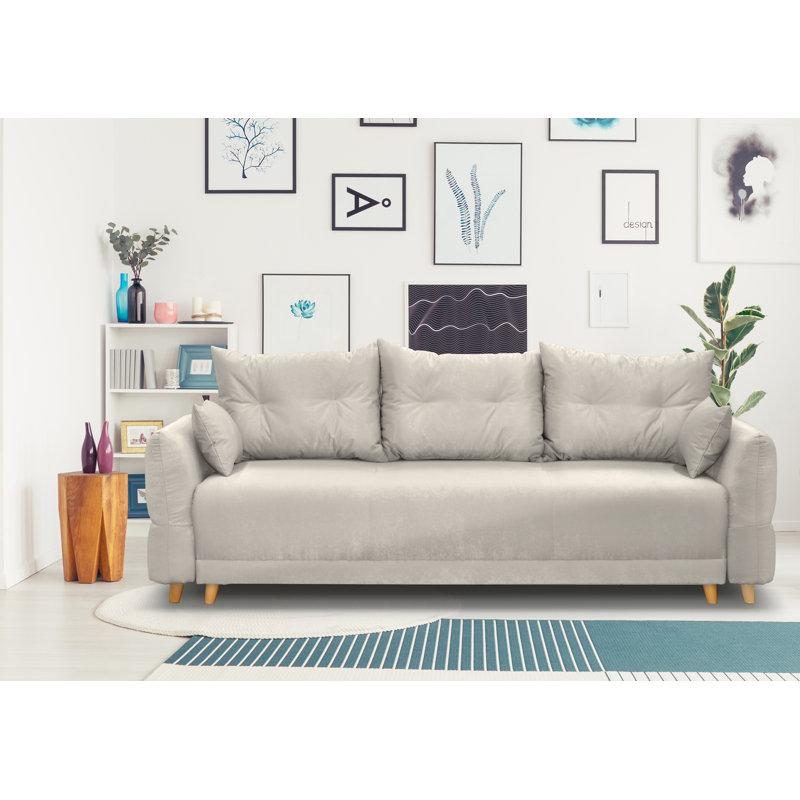 Mowbray 3-Seater Sofa Bed, Light Beige