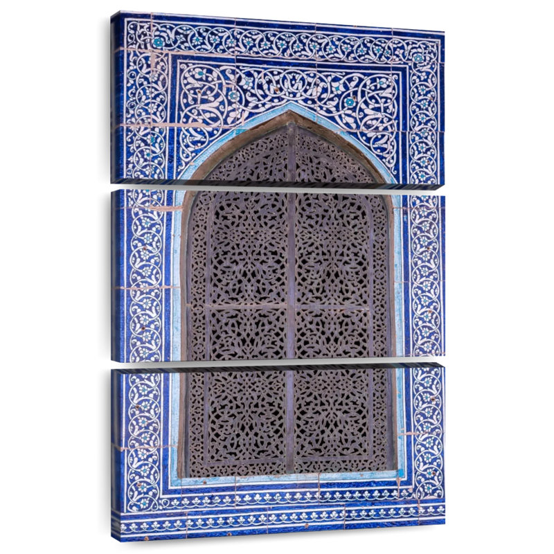 Lilie Ornate Tiled Window, 45" H x 28" W