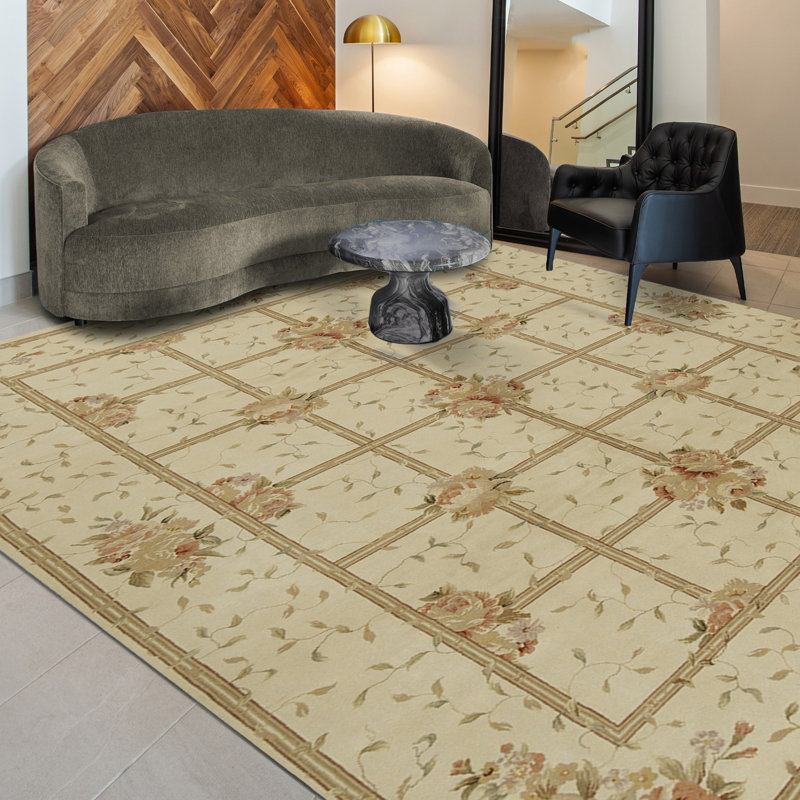 Tapis rectangulaire noué à la main