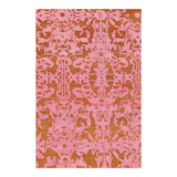 Canvello Rust Color Modern Hand Knotted Rug 6' X 9'