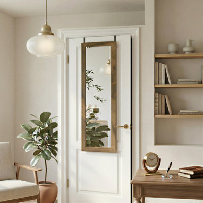 Armoire à bijoux avec miroir à suspendre