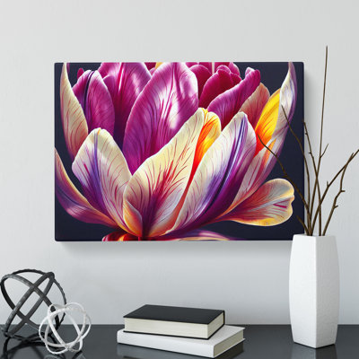 Beaming Flower - Wrapped Canvas