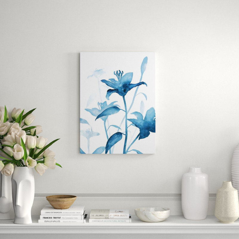 Floral Rhythm II Print by Janice Sadler, Glass Coat, 63" H x 47" W