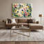 Oiseaux, art mural sur toile beige-527483658