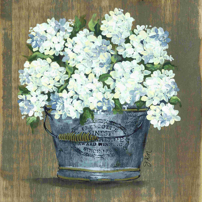 Hortensias célestes I, H 20 po x l 20 po