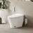 Zarautz Elongated  Smart Bidet Toilet with Clean Foam Shield Splash Proof,Built in Tank,ADA Chair Height, Heated Seat, Dryer & Foot/Remote Flush,Child wash,Dual Remote Control
