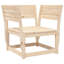 Alpen Home 5 Piece Garden Sofa Set Solid Wood Pine-1110281737