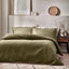 Waffle Textured 100% Cotton Duvet Cover Set-27054783-38346207