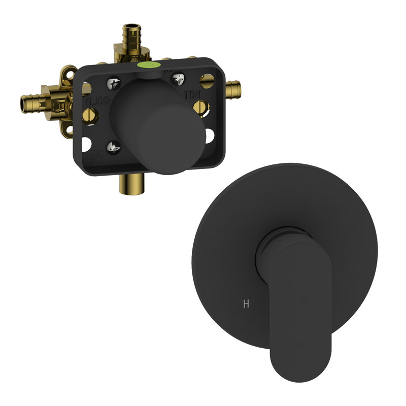 Ensemble de garniture Vanessa-Bk, Noir mat