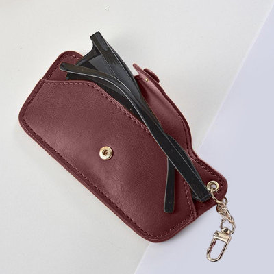 Backpack Sunglasses Case Portable Eyeglasses Bag Eyewear Storage Pouch With Hanging Feature Fashion Glasses Protective Organizer For Men Women Travel Daily Carry