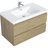 Space-Saving Wall-Mounted Bathroom Vanity With High-Quality Sink And Ample Storage-673020901