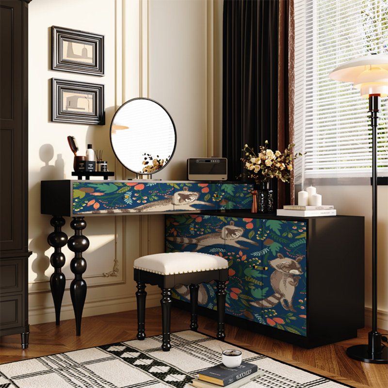 Commode minimaliste rétro