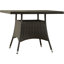 Marrero 4 - Person Wicker Patio Dining Set with Square Table , Cushions Included