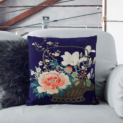 Floral Square Cushion