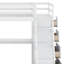 Lit mezzanine avec 7 tiroirs, 2 tablettes et un bureau-908904767-908904752