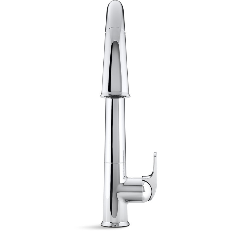 Sensate Pull-Down Touchless Single Handle Kitchen Faucet, Polished Chrome