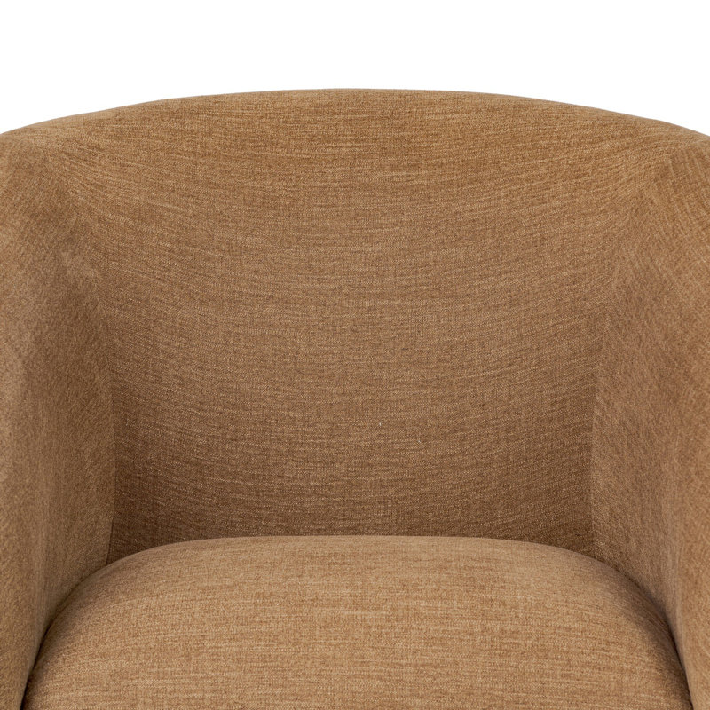 Channing Swivel Barrel Chair, Laughlin Ochre
