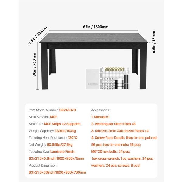 Dimensions du produit