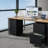 2-Drawer File Cabinet, Small Rolling Filing Cabinet, Printer Stand for Home Office, for A4 Documents-491016049