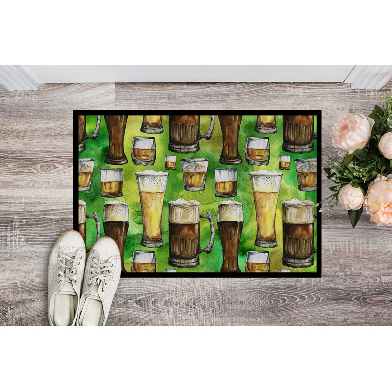 Non-Slip Outdoor Doormat, 27" L x 18" W