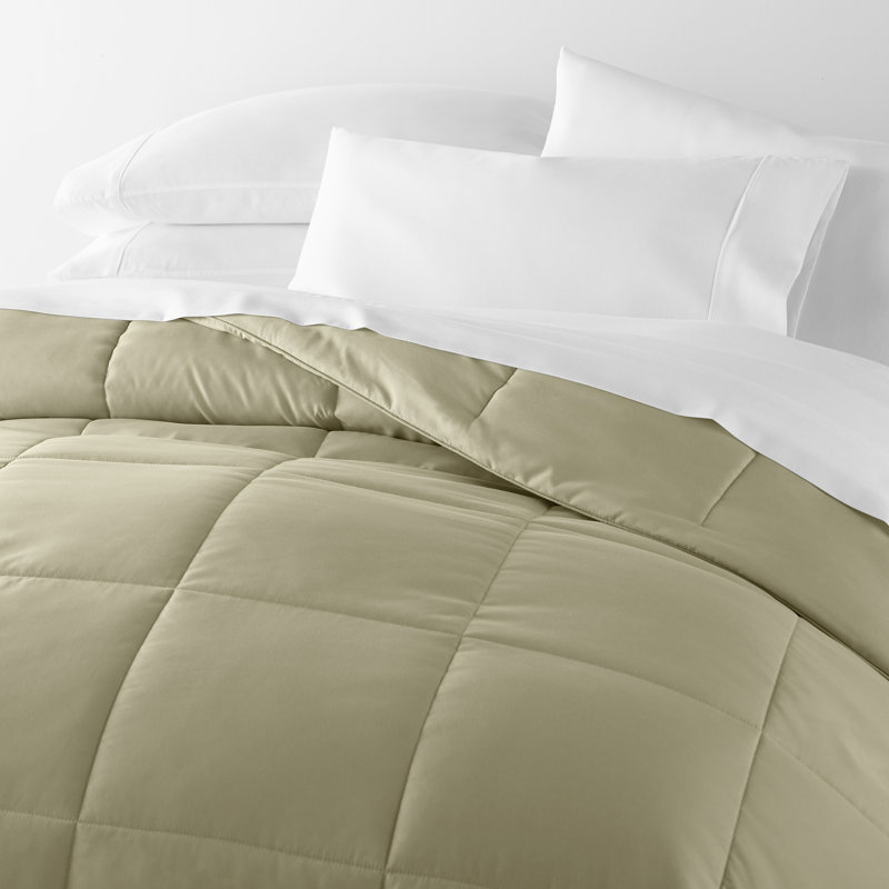 Soft Down-Alternative Essential Comforter, Herbal Sage, Queen Comforter