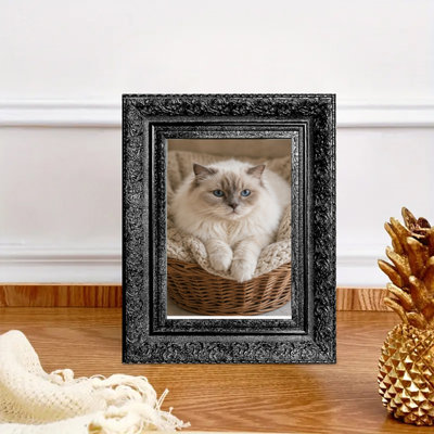 5" x 7" Black 3 PCS Statement Picture Frame for Desk Decor