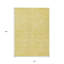 Tapis intérieur lavable floral 10 pi x 14 pi doré