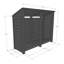 Troutville 230cm W x 74.5cm D Solid Wood Log Store-36319254