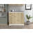 Napoles Utility Sink and Laundry Room Sink Cabinet with Integrated Stainless Steel Sink and Interior Storage Shelves-65624884