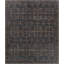 Smyrna Oriental Hand-Knotted Wool Charcoal Area Rug-1996962151