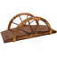 Passerelle de jardin en bois 3,3 pi