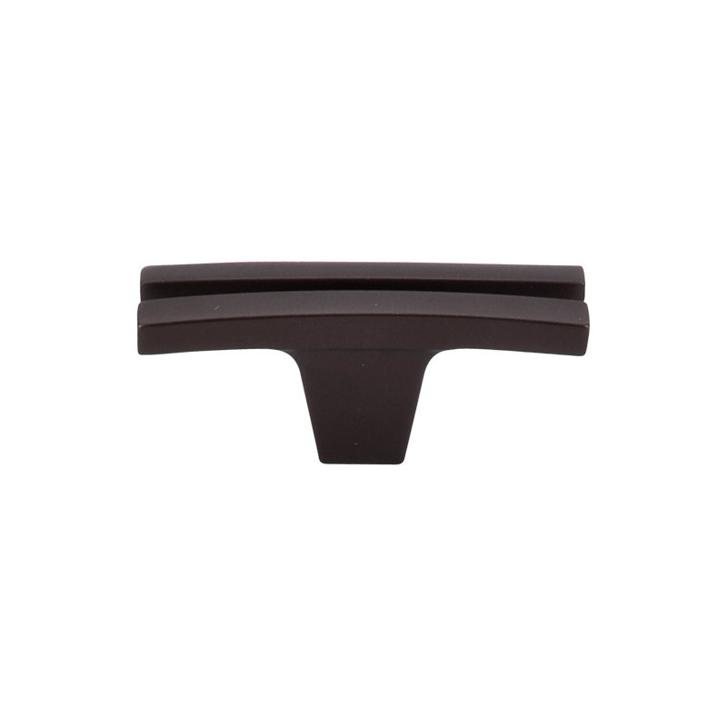 Flared 2 5/8" Length Geometric Knob, Oiled Rubbed Bronze