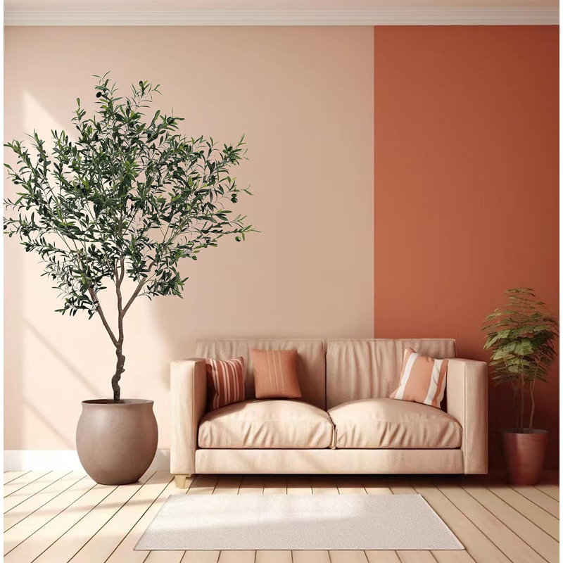 Arbre artificiel d'intérieur de 7 pi (82 po, 2200 + feuille de protection UV)