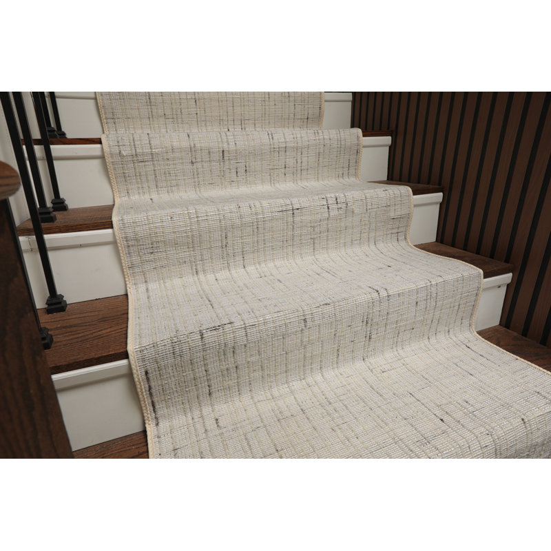 Tapis en laine fait à la main sur mesure, Tapis de couloir 2 pi 7 po x 13 pi