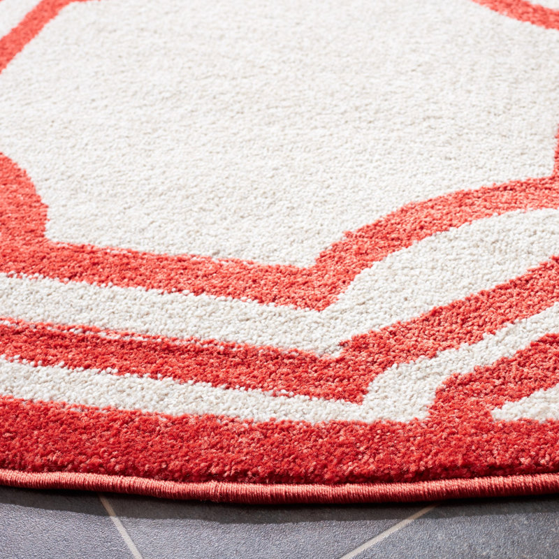 Amherst Performance Geometric Rug, Round 7'