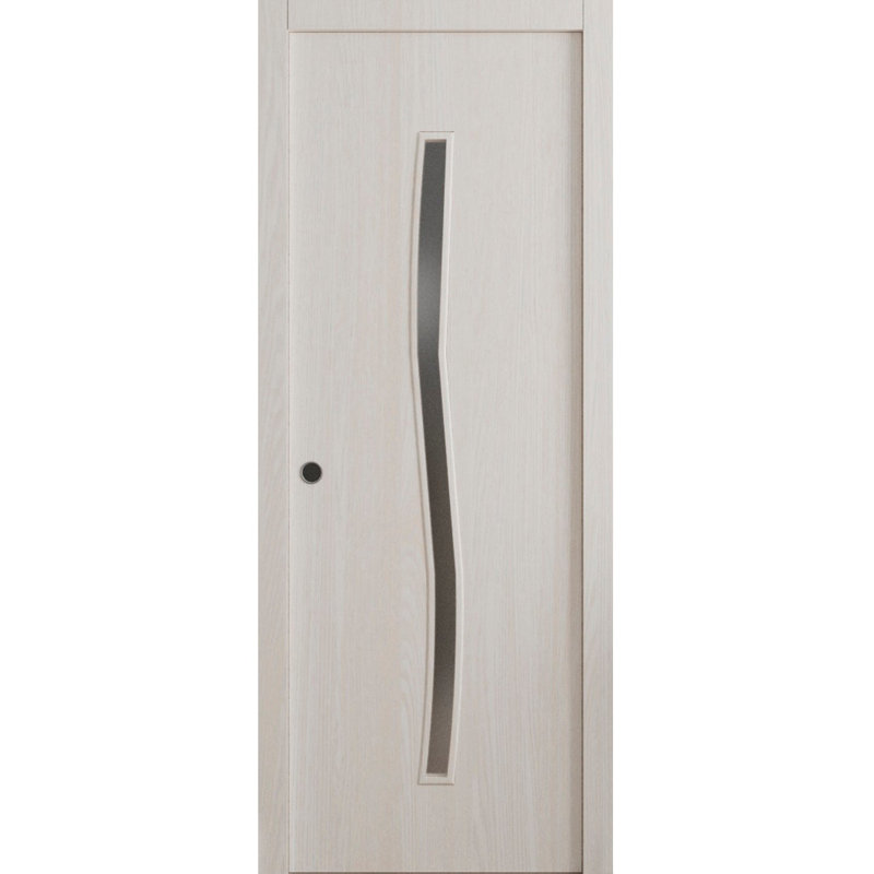 Porte coulissante escamotable - ESSENTIAL 8002 - Quincaillerie de rails - Portes intérieures modernes en bois massif pour chambre à coucher