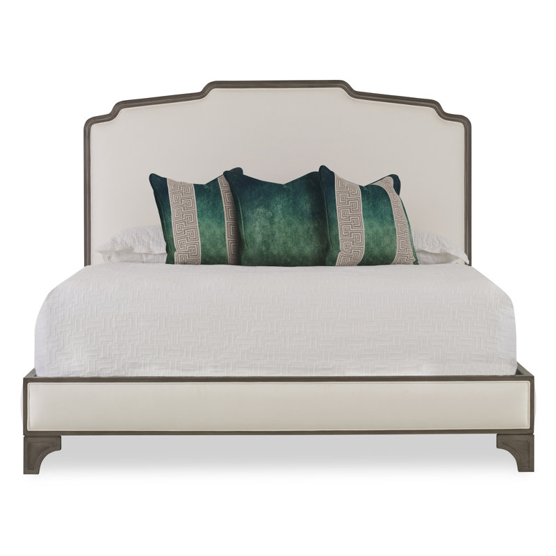 Nova Upholstered Bed, Espresso, Elise 100% Polyester