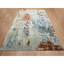 Tapis en laine noué à la main 8 pi x 10 pi rouge rouille à motif abstrait galaxie F22BD764E2984B7686F42FBCD9ED6D80