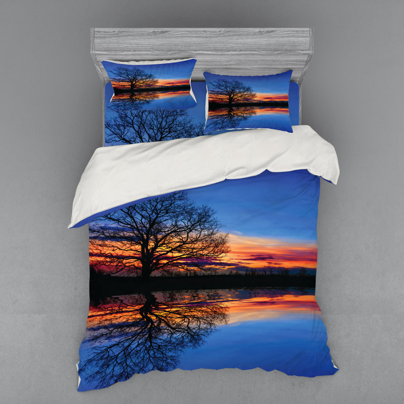 Rustic Polyester Duvet Cover, Queen Duvet Cover + 3 Additional Pieces