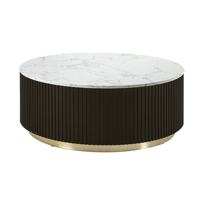 Table basse cylindrique 35 po