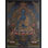 Bouddha de la médecine (Thangka sans brocart) | Or pur 24 carats avec peinture acrylique