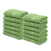 Bath Towel - green medium all over printed, Bedding & Decor