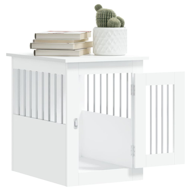 Pet Crate, 59cm H x 45cm W x 62cm D, White